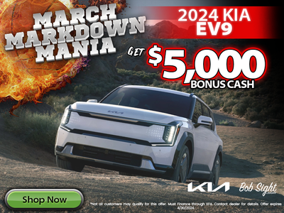 New 2024 Kia EV9 - Get $5,000 Bonus Cash!